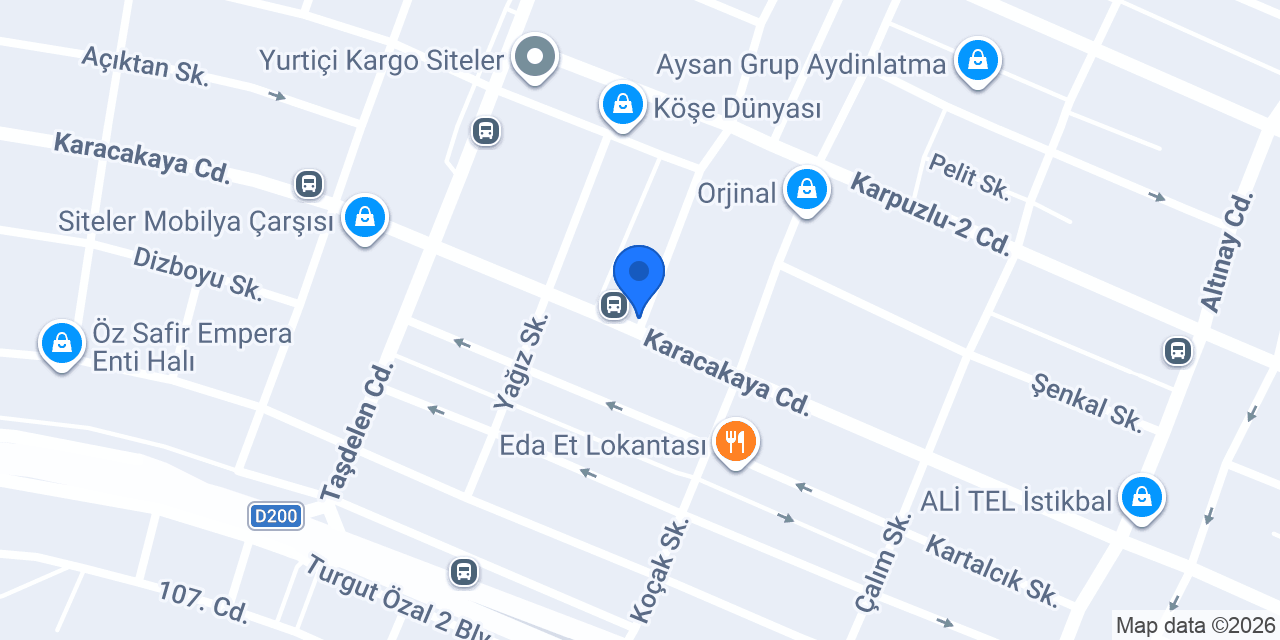 Oliva Mobilya konumu