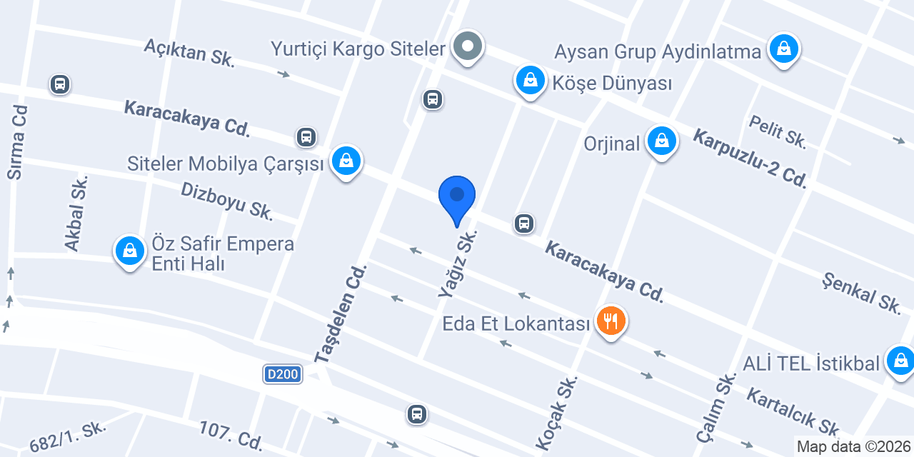 ByGür Mobilya konumu
