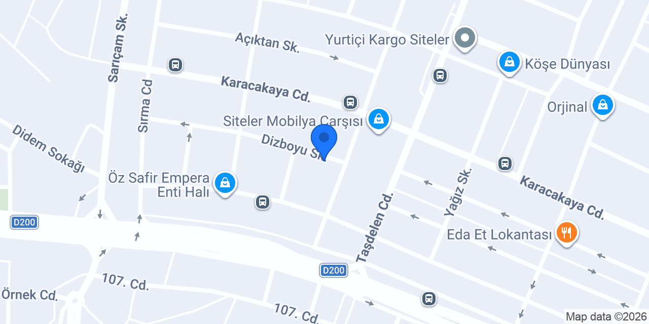 Samet Nakliyat konumu