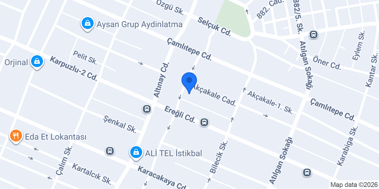OKYANUS RAYLI DOLAP konumu