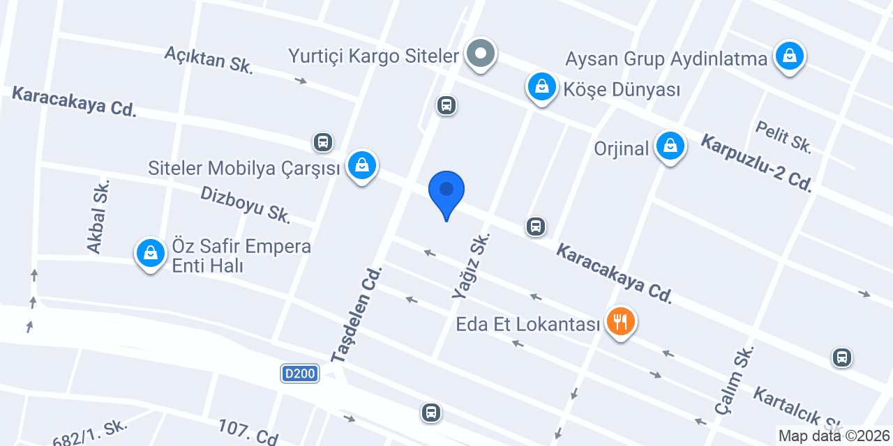 Aydınlar Premium Mobilya konumu
