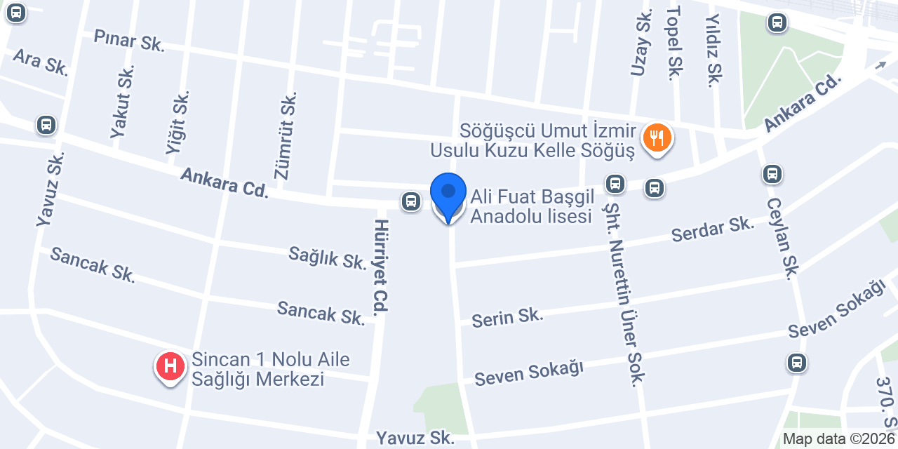 Ali Fuat Başgil Anadolu lisesi konumu