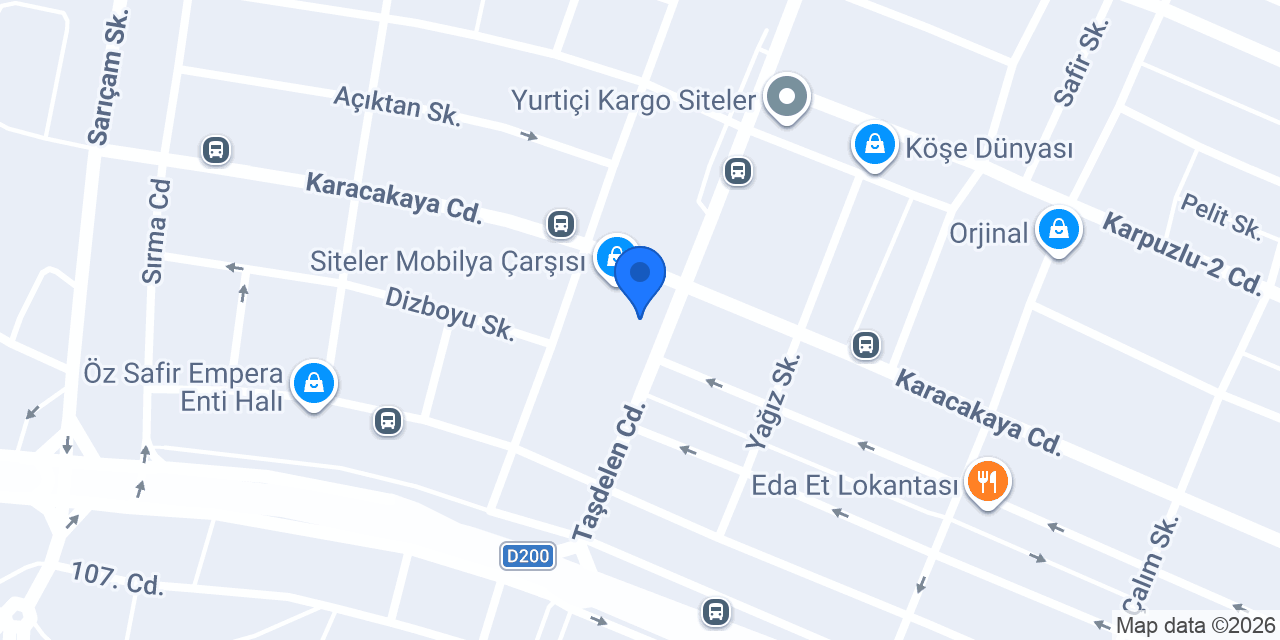 Ziraat Bankası Siteler Şubesi konumu