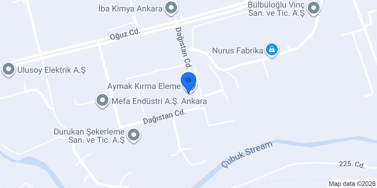 Aymak Kırma Eleme konumu