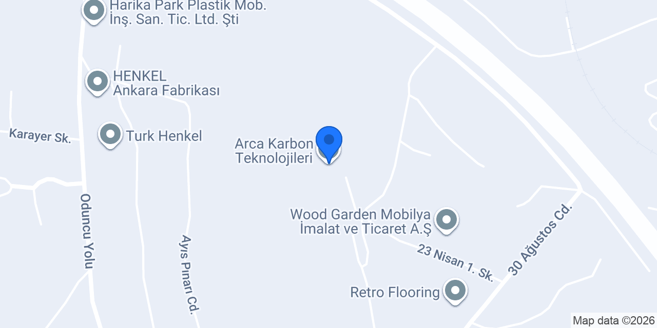 Arca Karbon Teknolojileri konumu