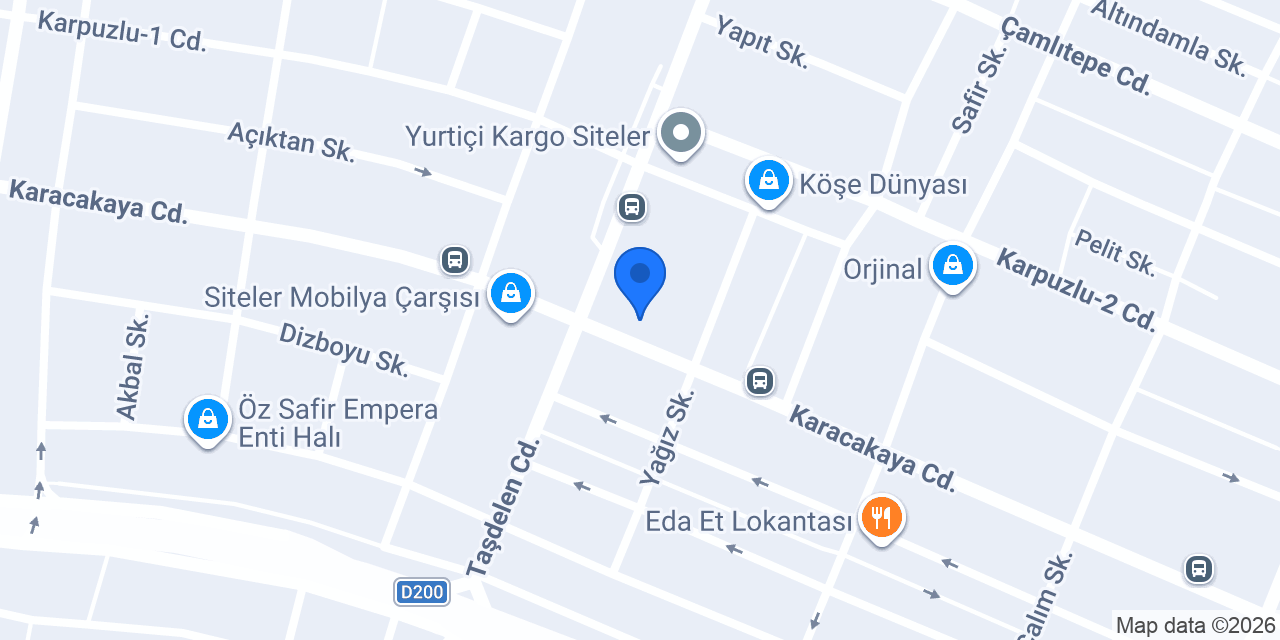 ŞAHİN AVİZE ( Fabrika Satış Mağzası ) konumu