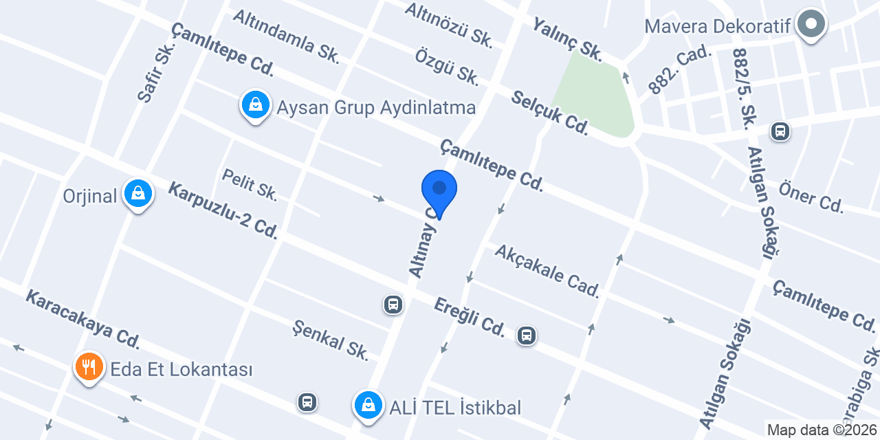 Duayen Mobilya konumu