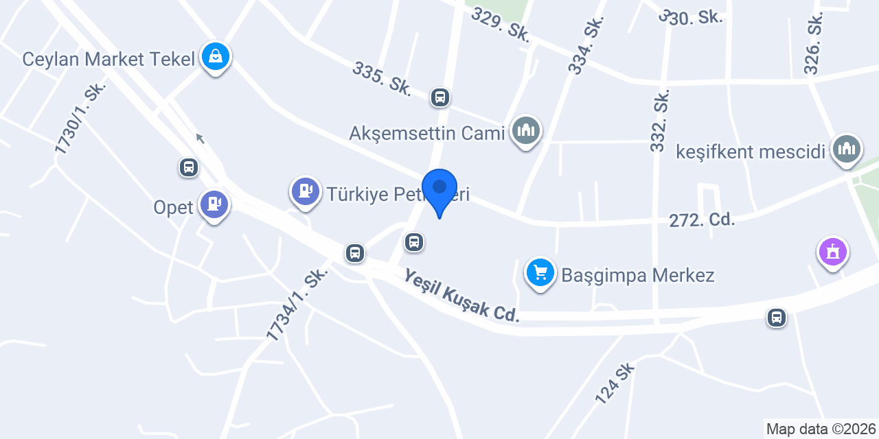 Turkuaz Turizm Taşımacılık konumu