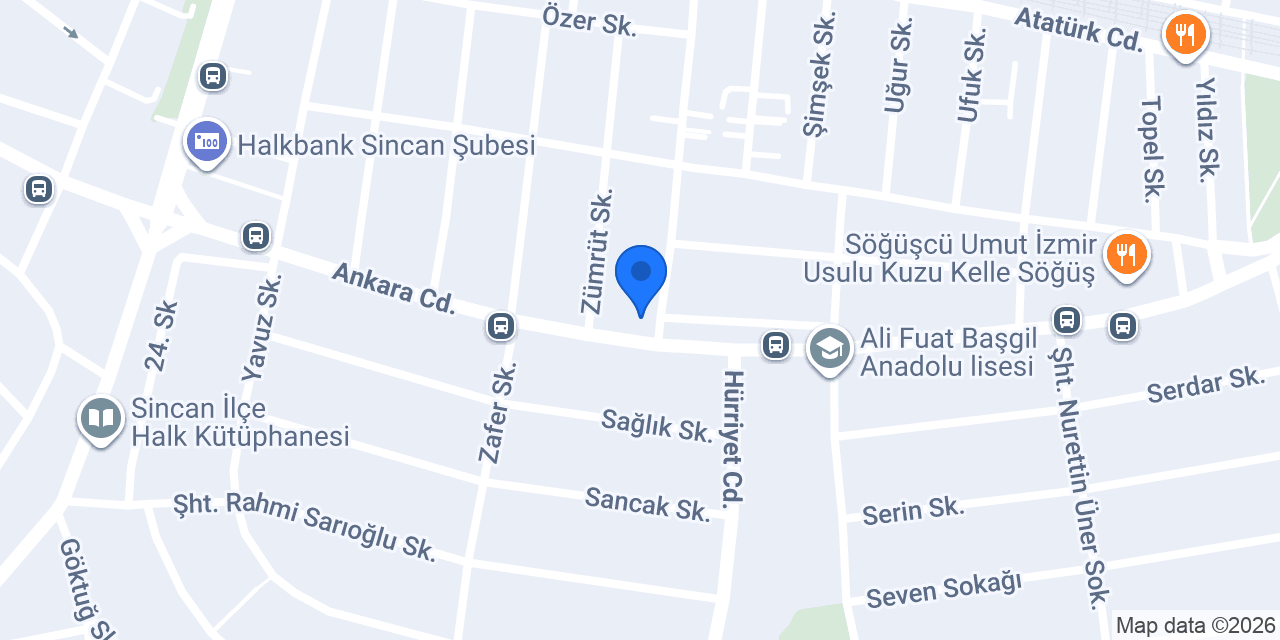 Sincan Desen Cam konumu