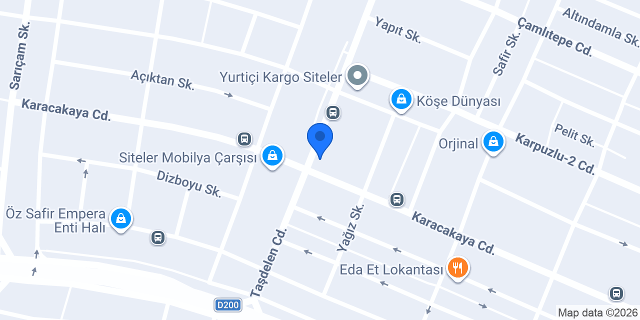 Albaraka Türk Siteler Şubesi konumu