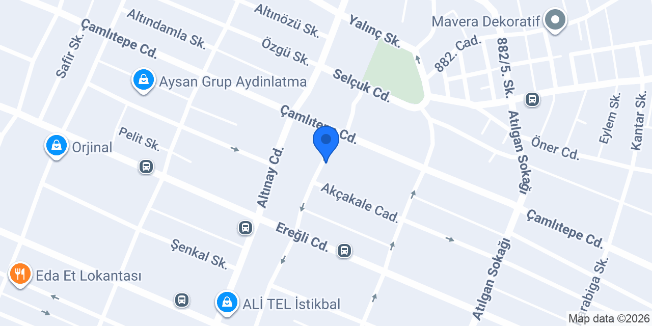 Biçer Mobilya konumu