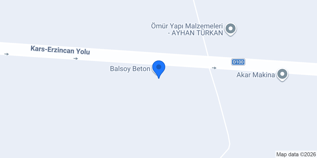 Balsoy Beton konumu