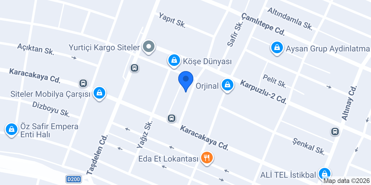 Ankara Siteler Düğün Paketi | Hekahome | Kurtoğlu Mobilya konumu