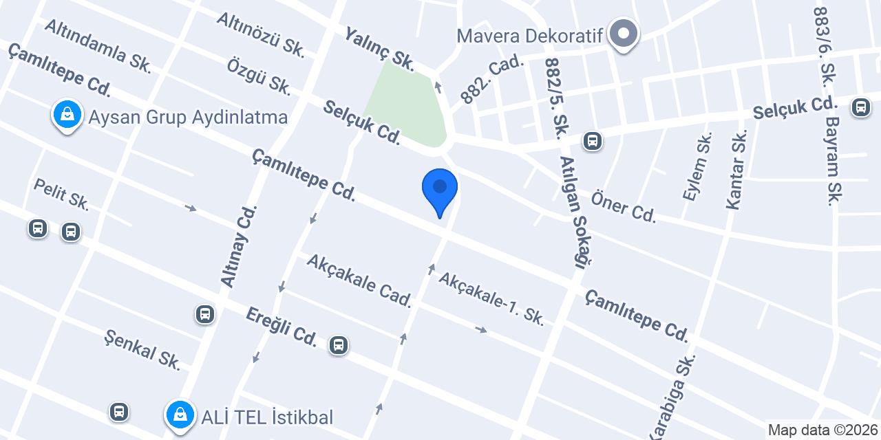 Çakıl Mobilya konumu