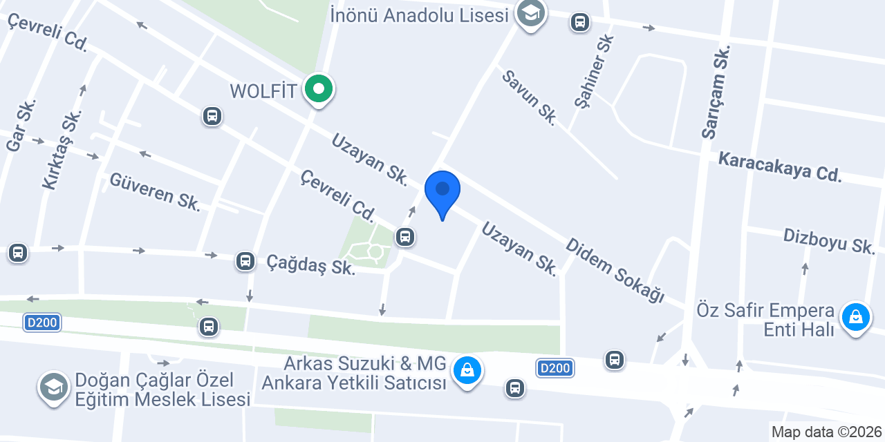 Beşyıldız Erkek Kuaförü konumu