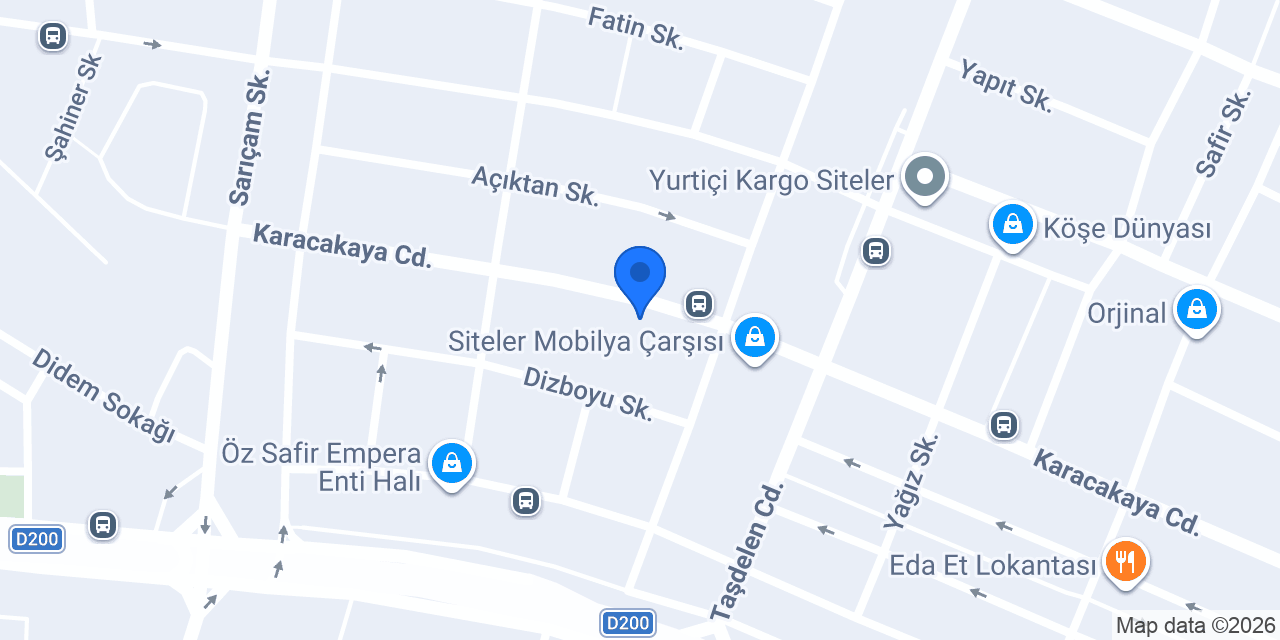 ABüşra Bellona Siteler Mağaza konumu