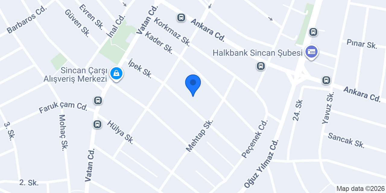 ÖZTÜRK Büro Makineleri konumu