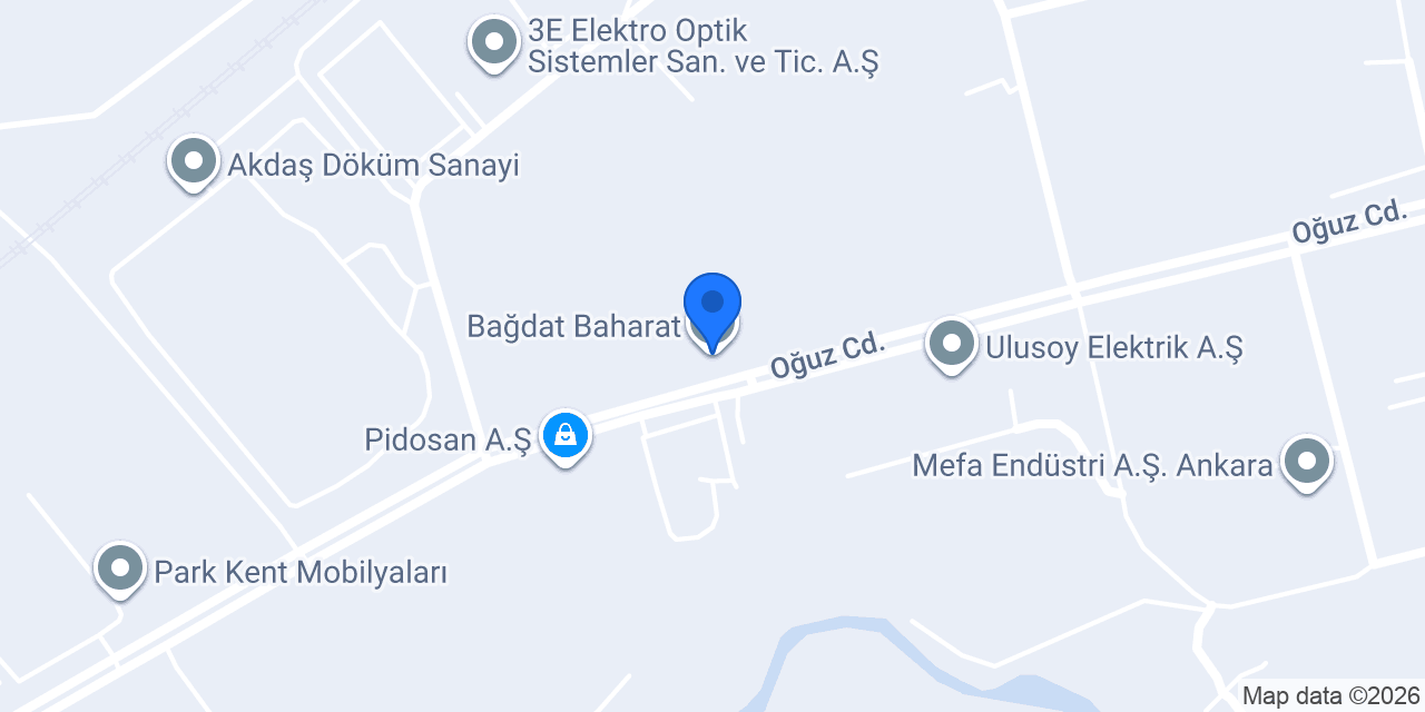 Bağdat Baharat konumu