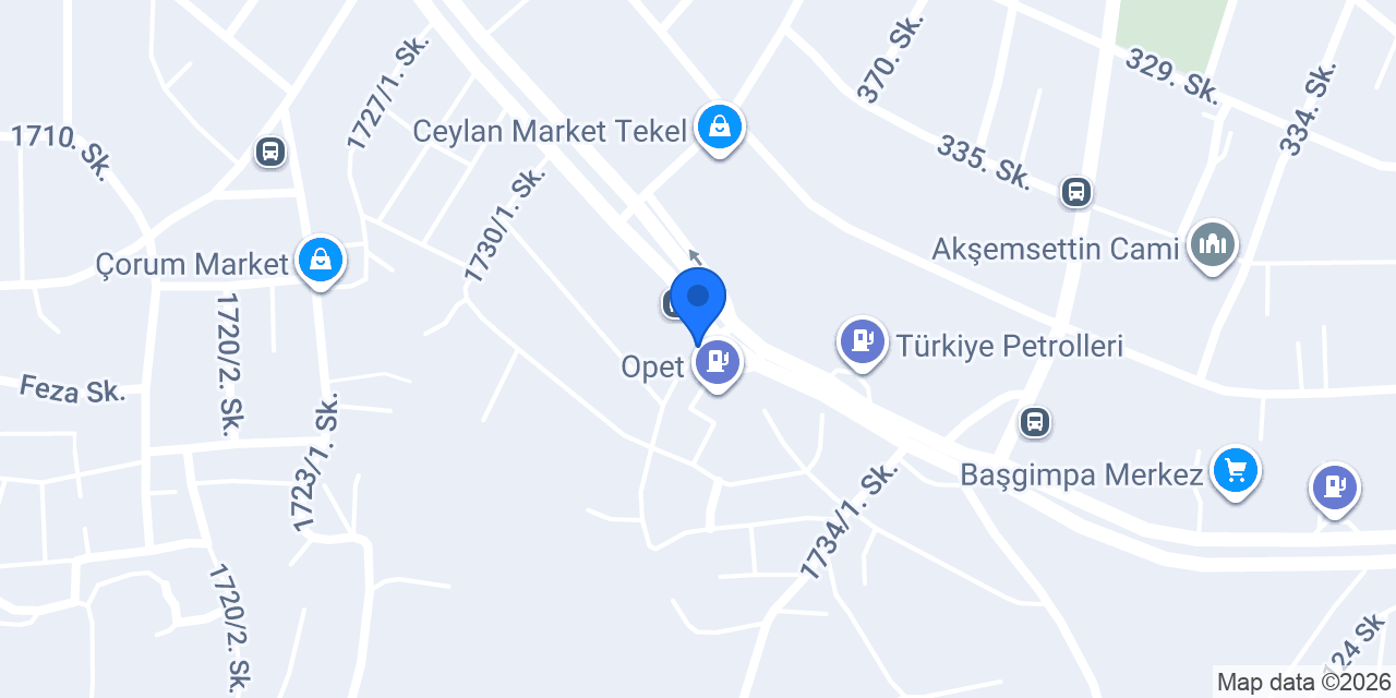 Yiğit Otomotiv konumu