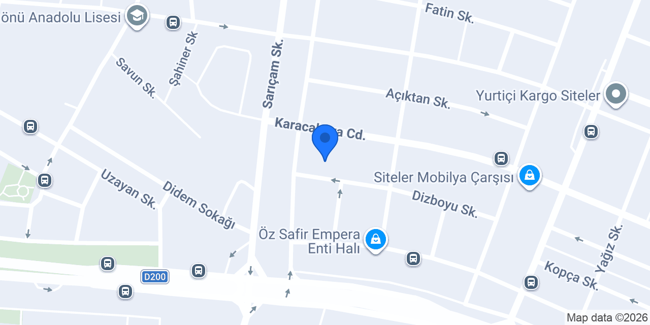 Akıncı Parke konumu