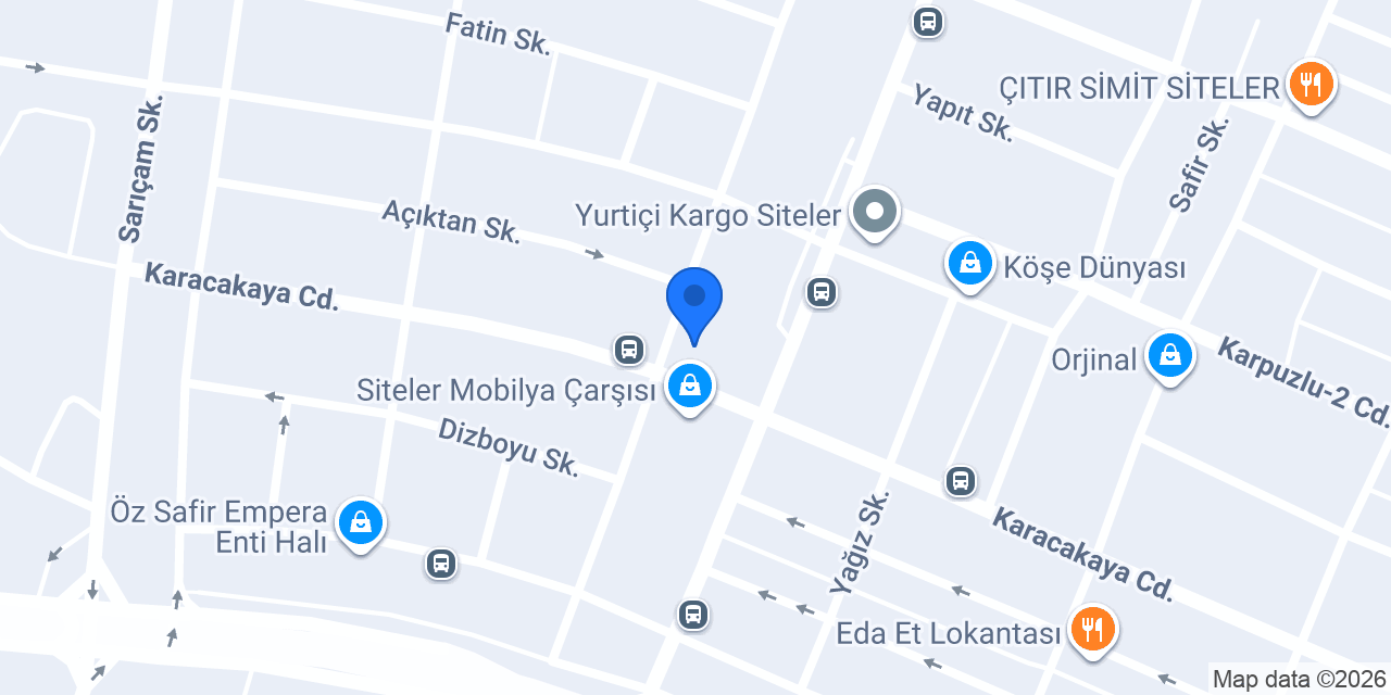 Vedeko Mobilya konumu