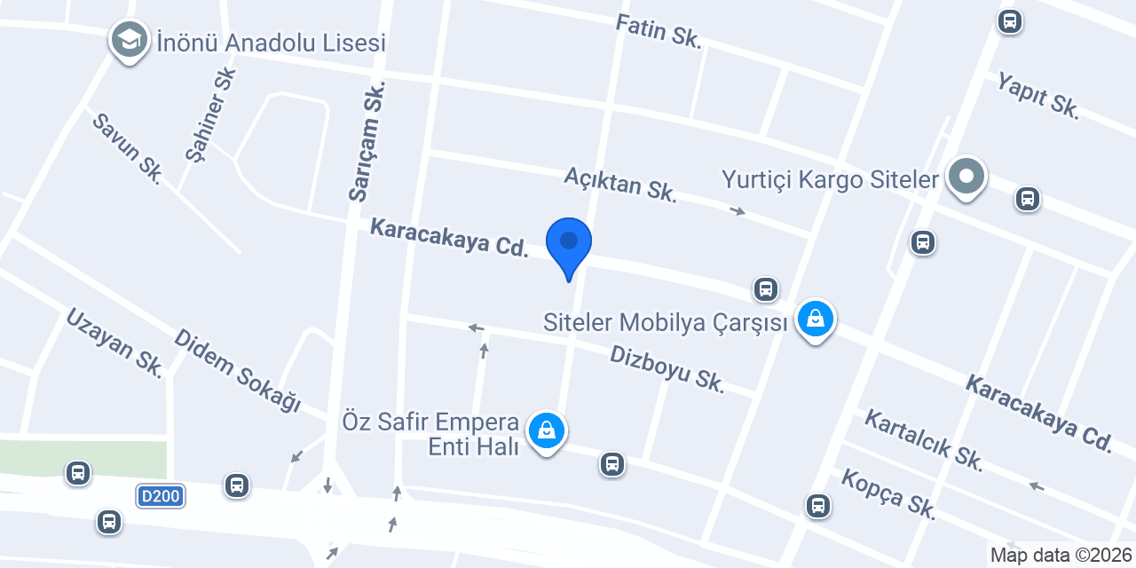 Tuncer Erkek Kuaförü konumu