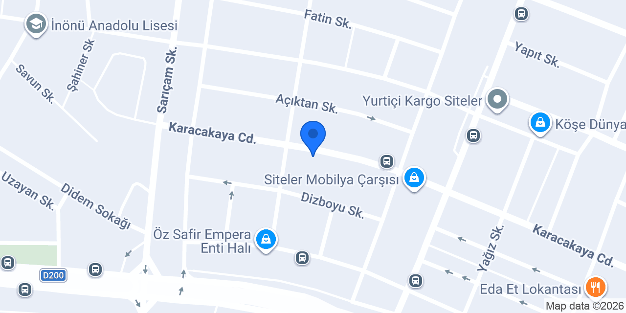 Uygun Mobilya konumu