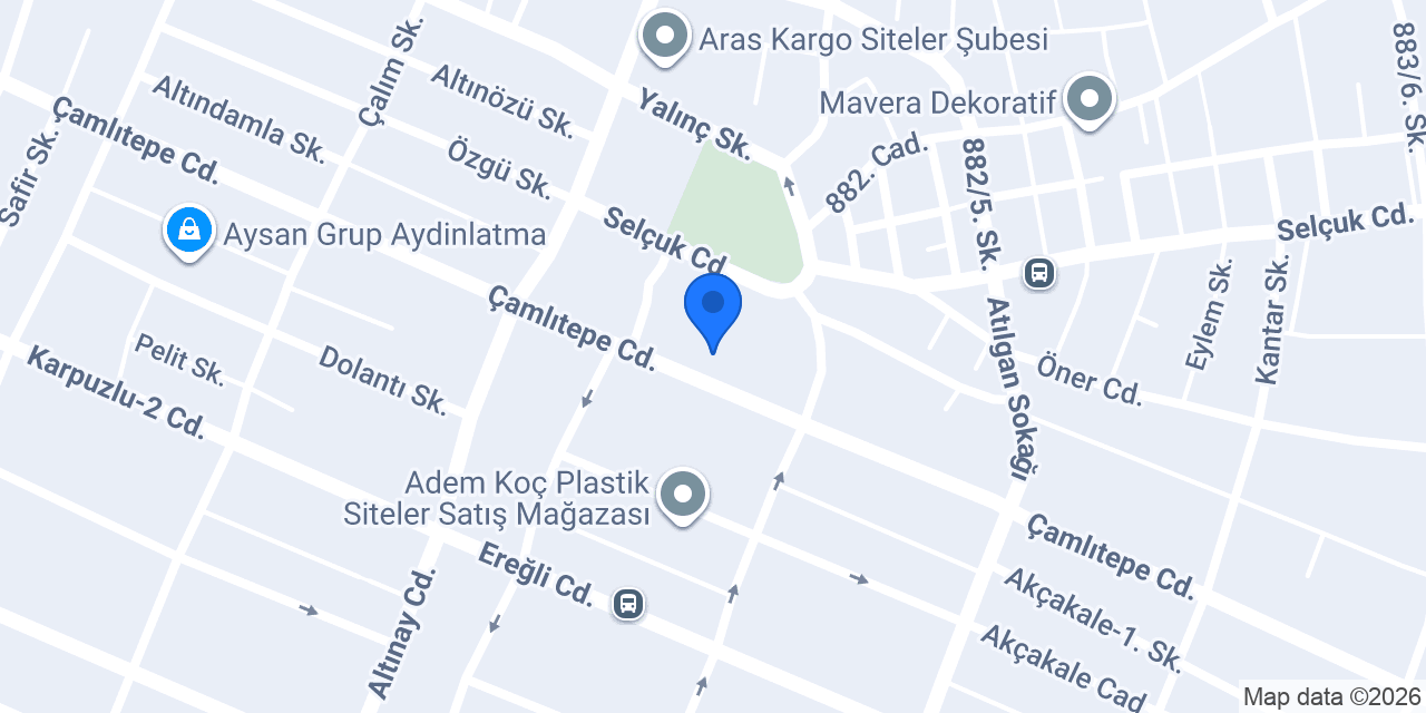Kaya Polyester Cila konumu