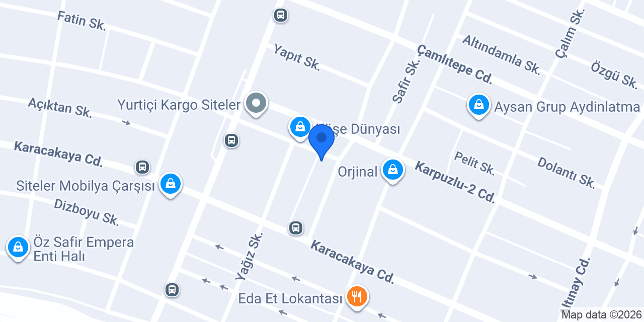 Fazilet Market konumu