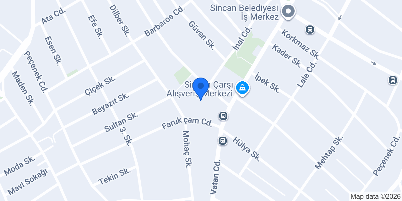100 Yıl İlkokulu konumu
