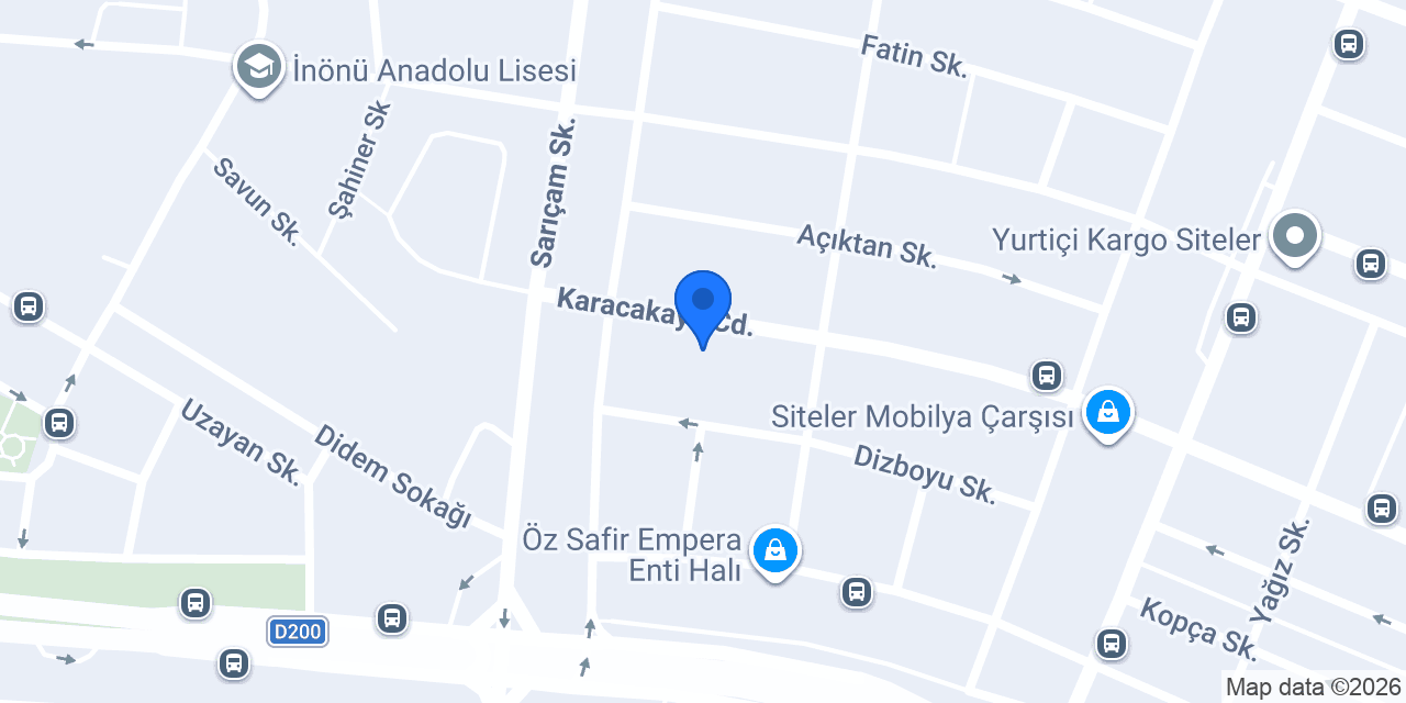 Ocasso Siteler konumu