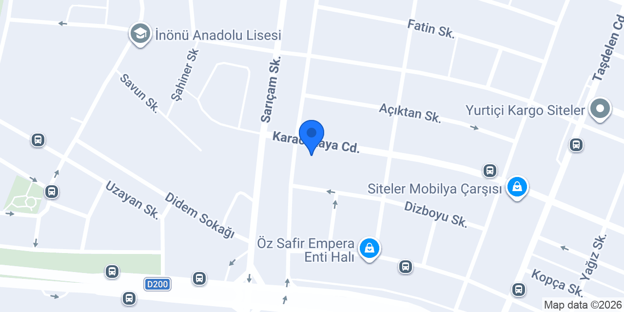 Çizgi Ofis Mobilyaları konumu