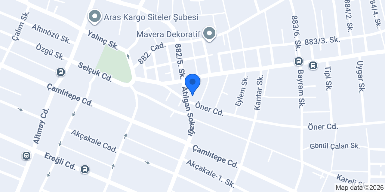 Can İş Elbiseleri konumu