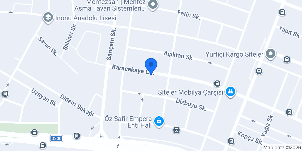 Eds Büro Mobilyaları konumu