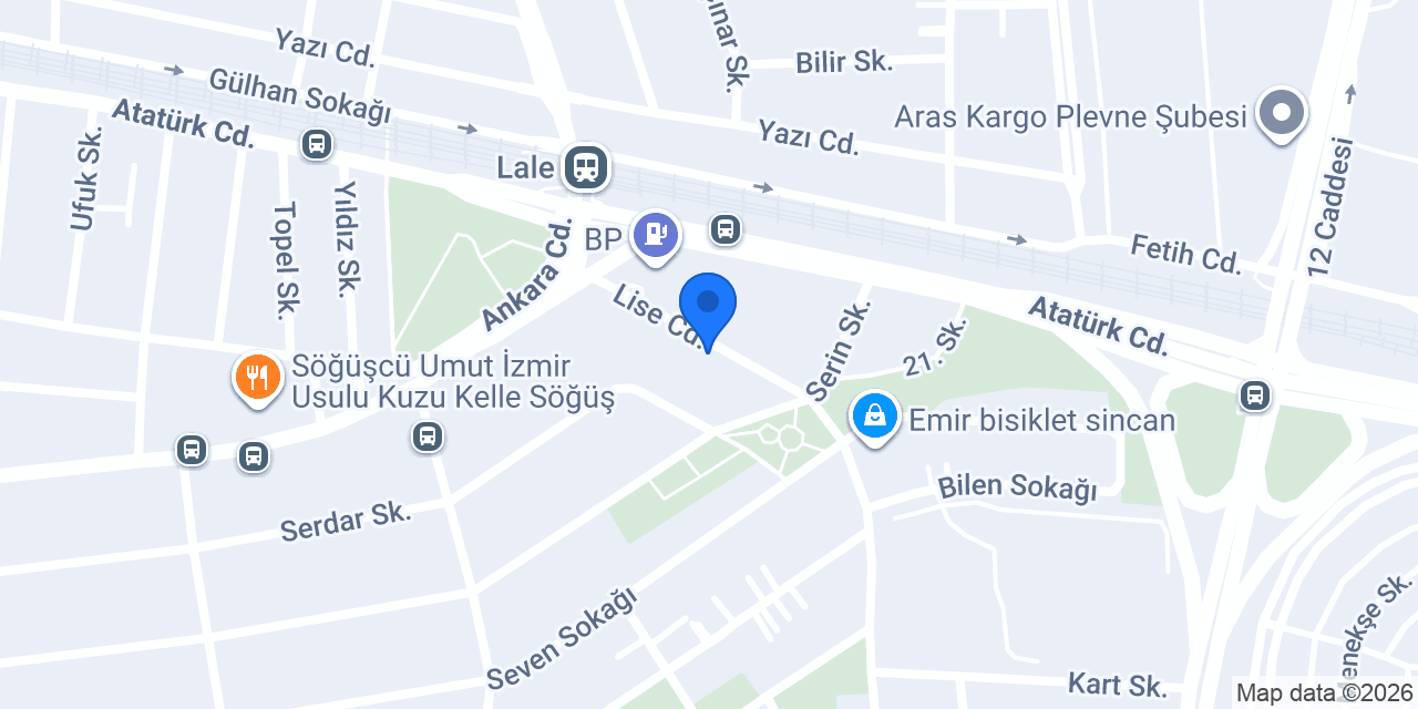 TEKUTUS Yapı Malzemeleri TOPTAN & PERAKENDE konumu