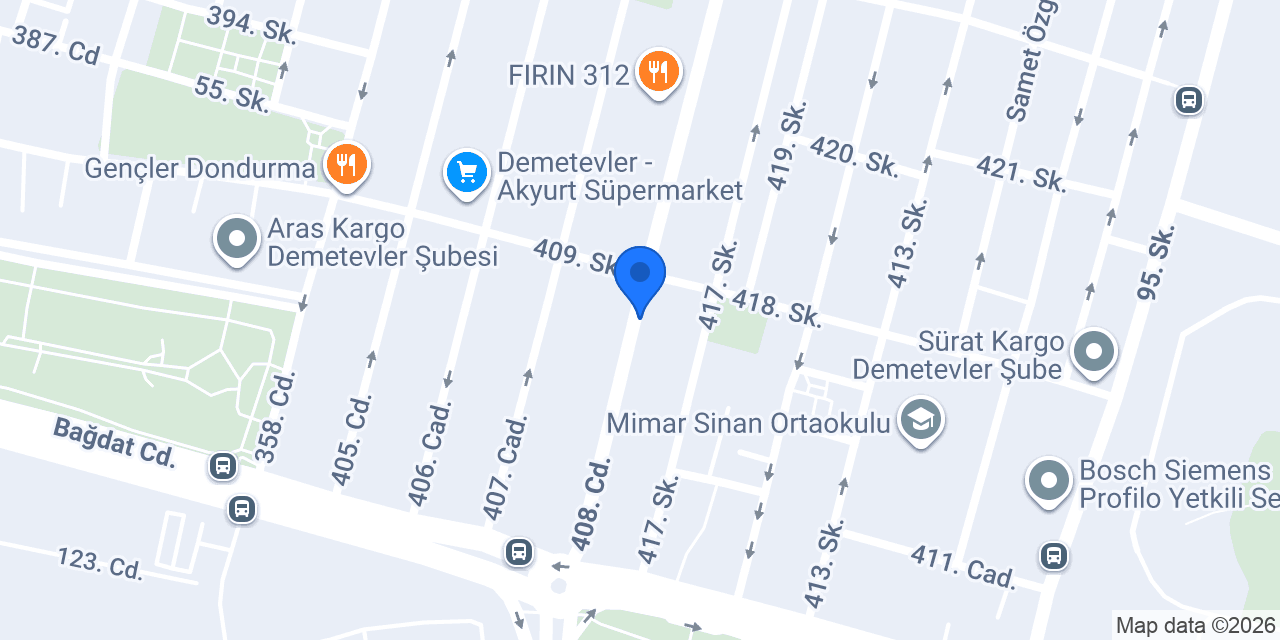 ERCE ELEKTRİK AYDINLATMA konumu