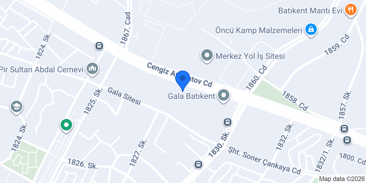 Anadolu Tat Gurme Market Batıkent konumu