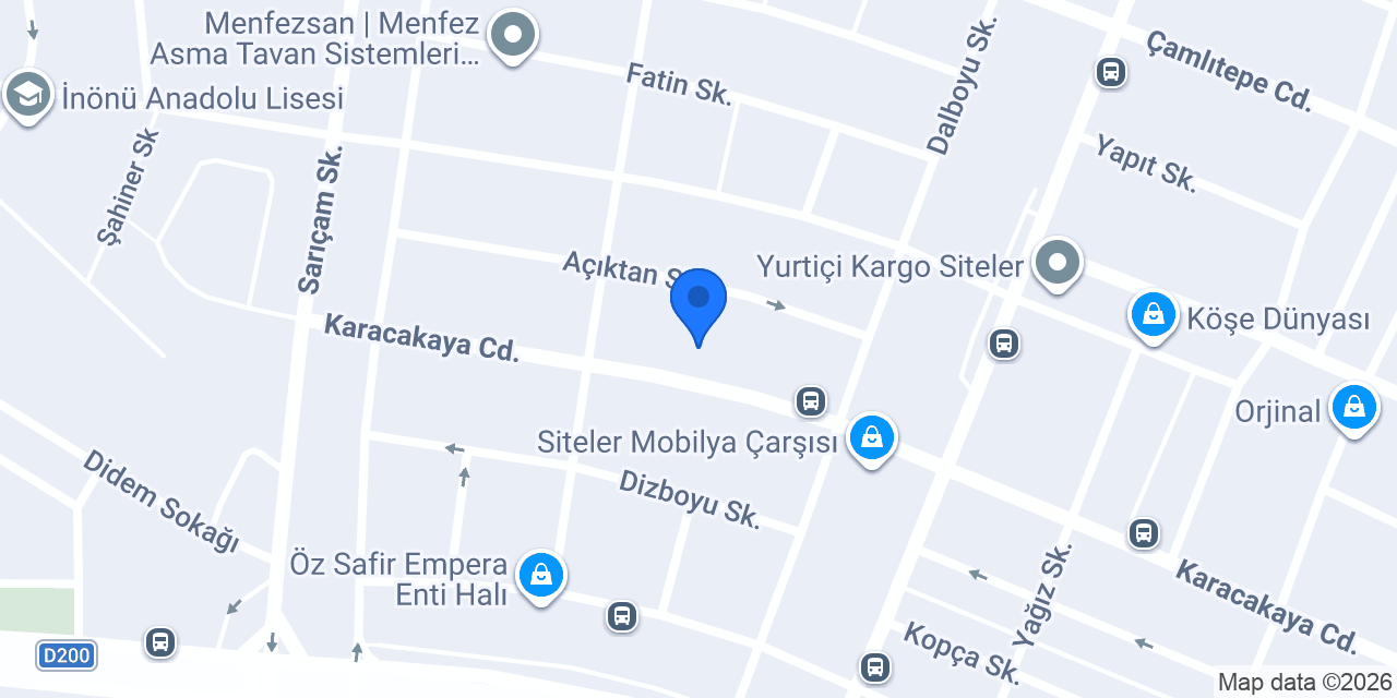 Butik Ev Mobilya konumu