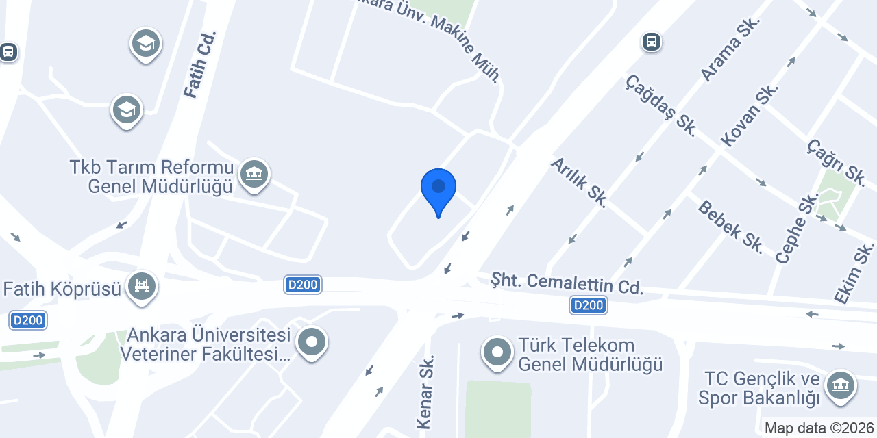 A.Ü.Z.F. Peyzaj Mimarlığı Bölümü konumu