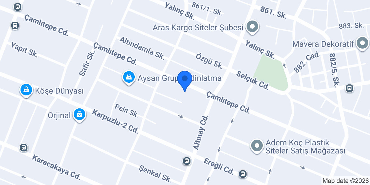 Akbay Grup, Akrilik Mutfak Banyo konumu
