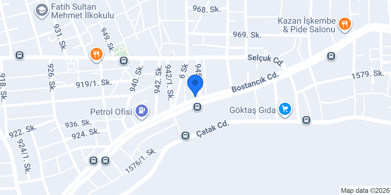 Eroğlu Oto Lastik konumu