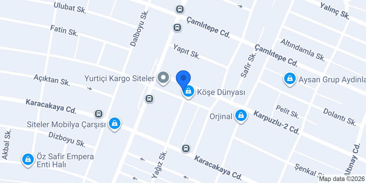 AÇM Alüminyum konumu