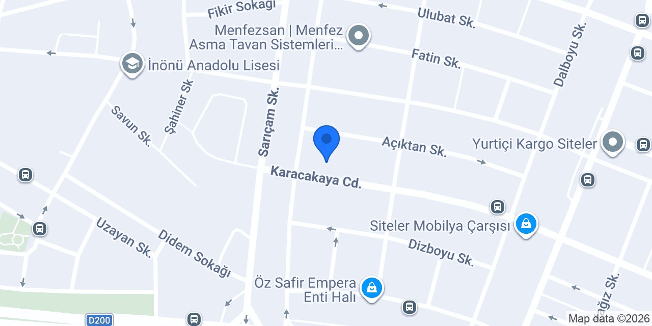 Dentaş Avize konumu