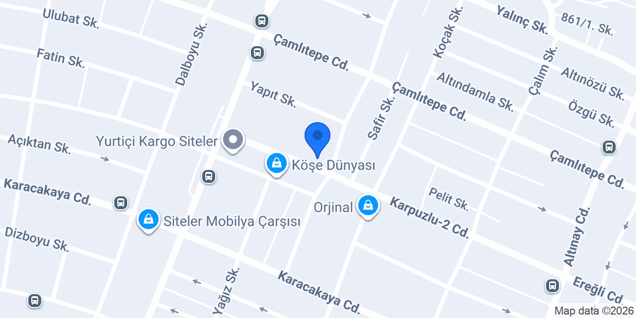 ELİT TEKSTİL İSMAİL KAHYAOĞLU konumu