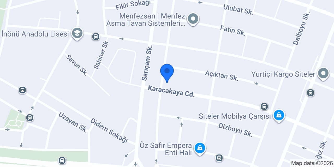 Avşar Mobilya konumu