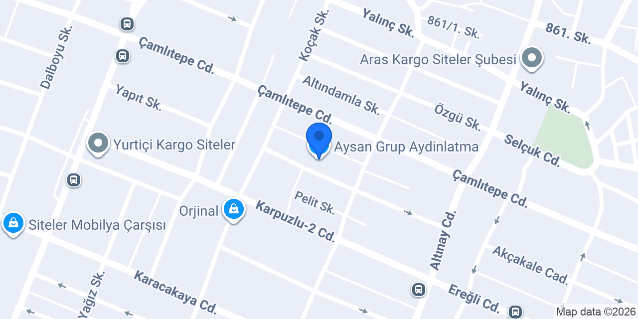 Aysan Grup Aydinlatma konumu