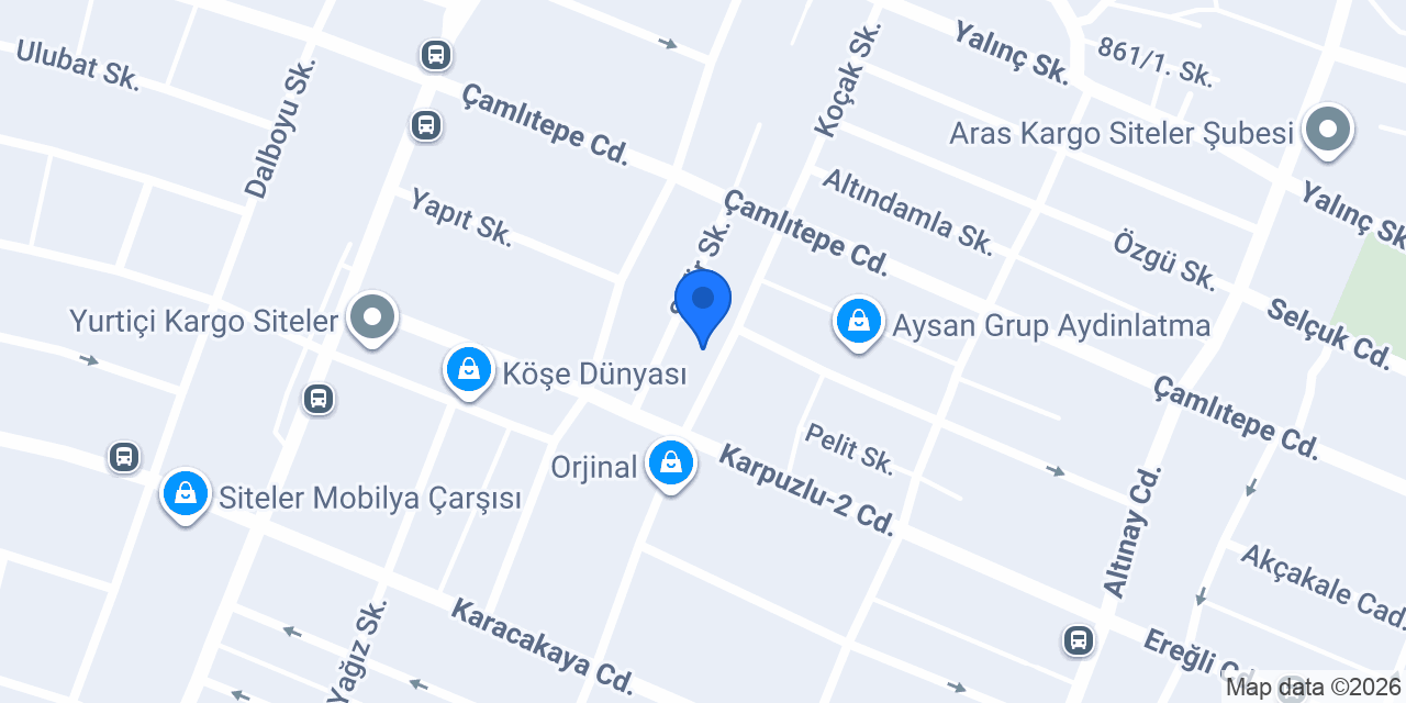 Archi Ahşap Atölyesi konumu