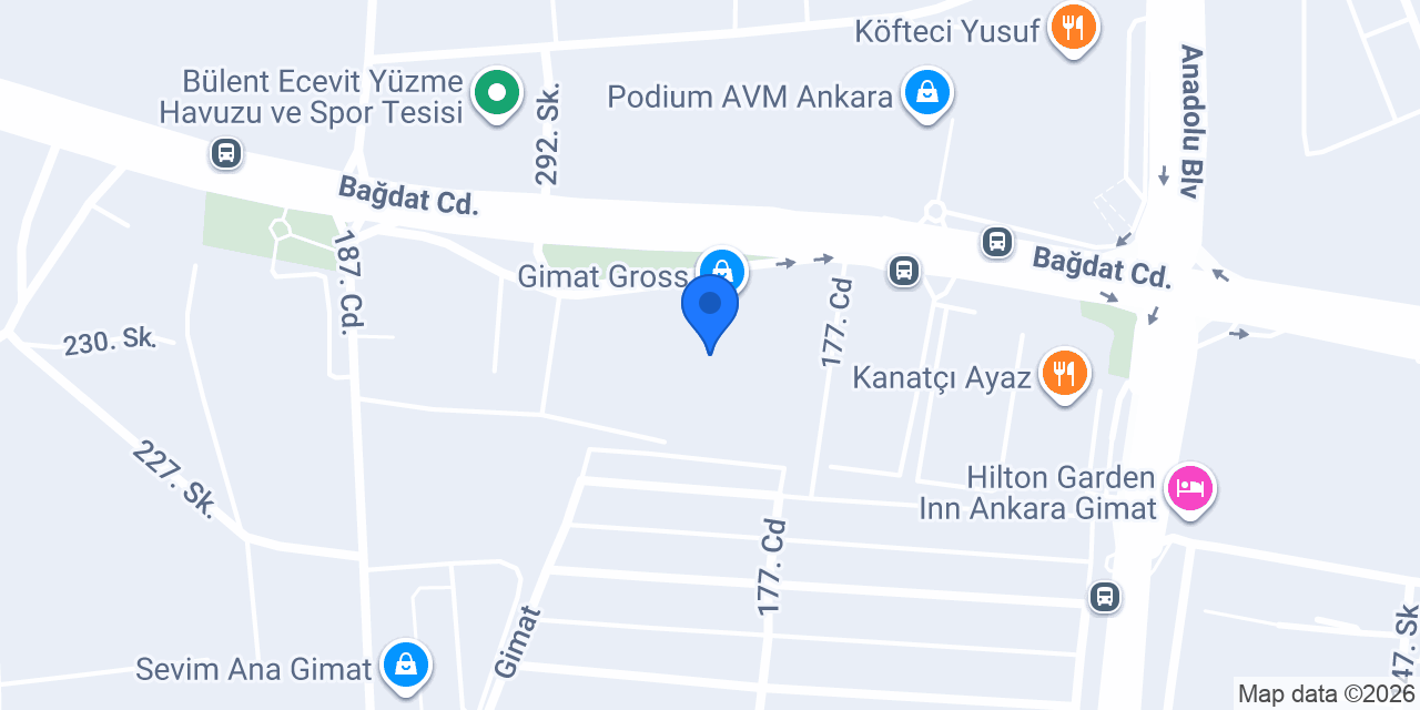 VakıfBank Gimat Şubesi konumu