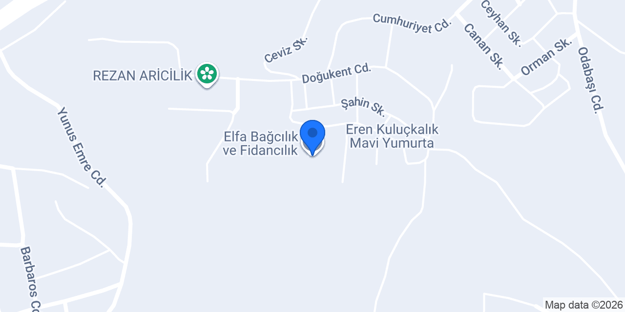 Elfa Bağcılık ve Fidancılık konumu