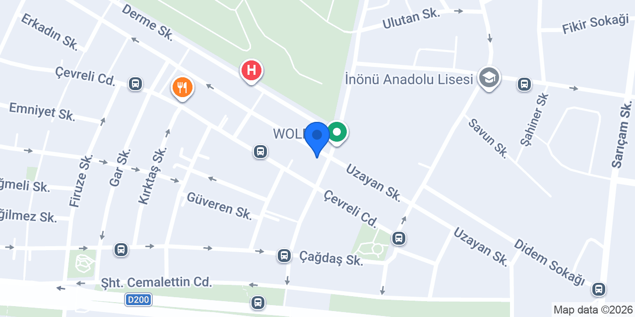 Özen Pasta & Bistro konumu